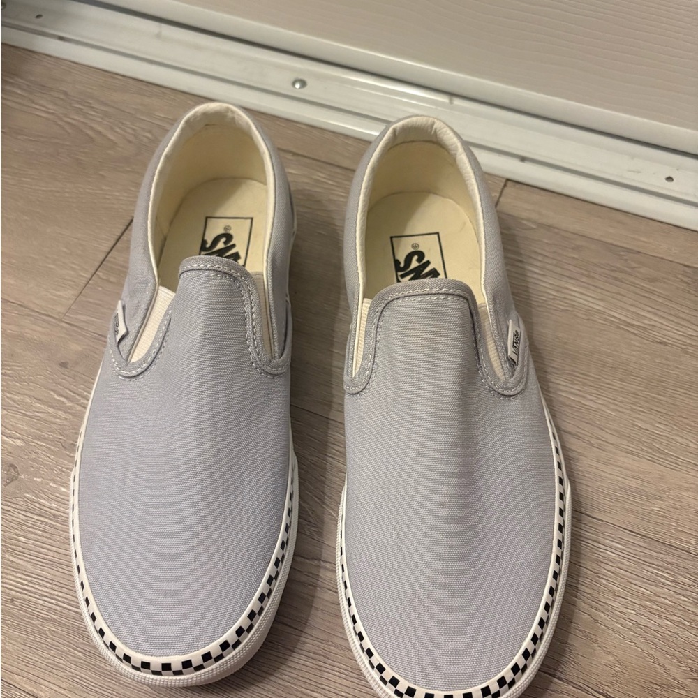 Vans Gray Slip-On Women's Shoes